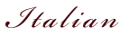 イタリアン